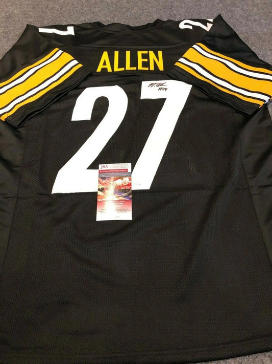 MVP Authentics Pittsburgh Steelers Marcus Allen Autographed Signed Jersey Jsa Coa 117 sports jersey framing , jersey framing