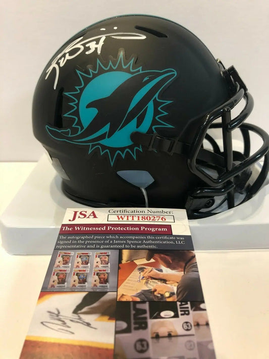 Dolphins Ricky Williams Authentic Signed Full Size Speed Rep Helmet BAS  Witness