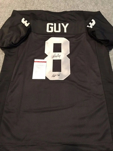 Framed Oakland Raiders Ray Guy Autographed Signed Jersey Jsa Coa – MVP  Authentics