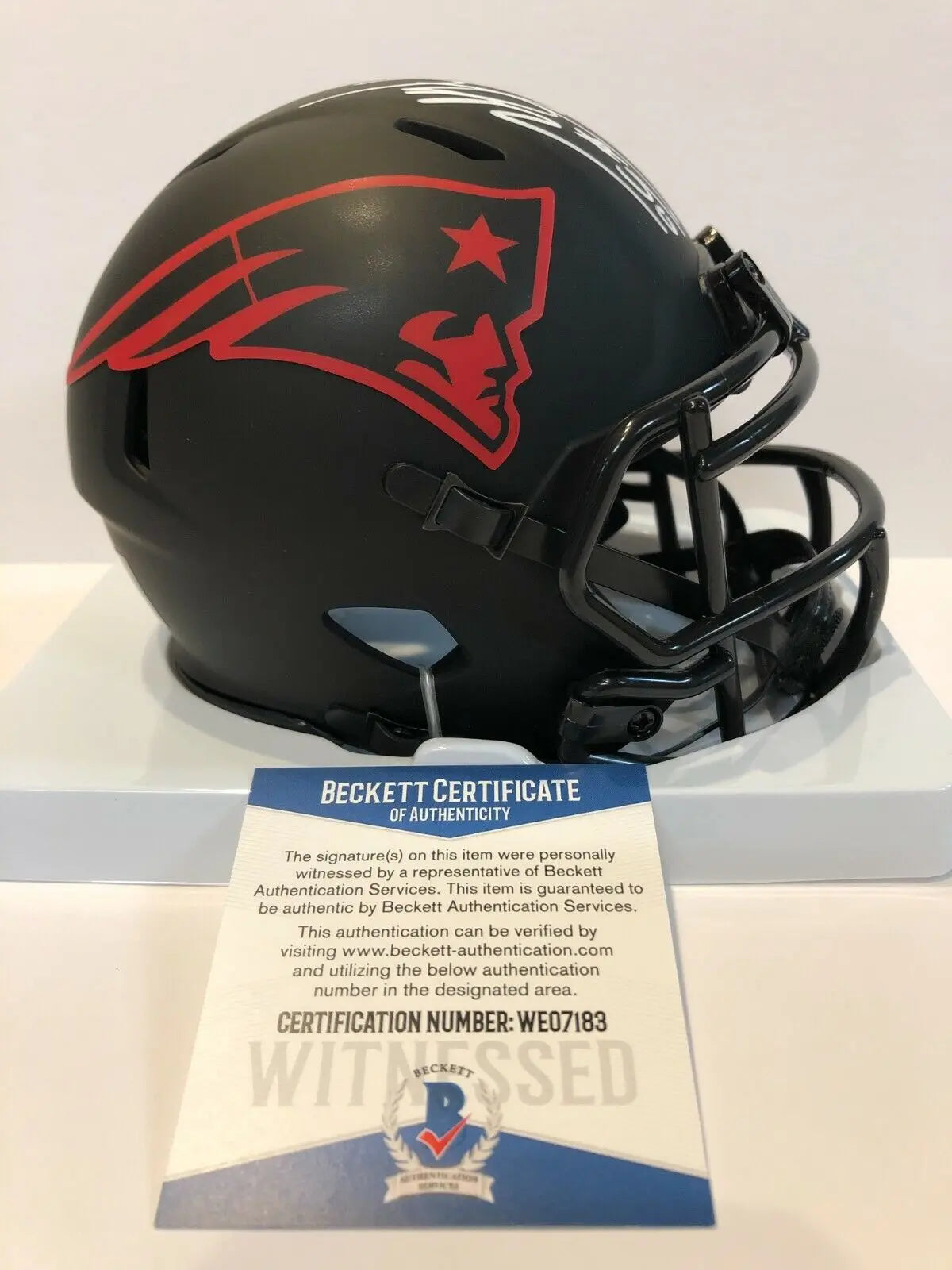 NFL Autographed Helmets Archives - New England Picture