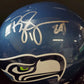 MVP Authentics Seattle Seahawks Bobby Engram Autographed Full Size Replica Helmet Jsa Coa 315 sports jersey framing , jersey framing