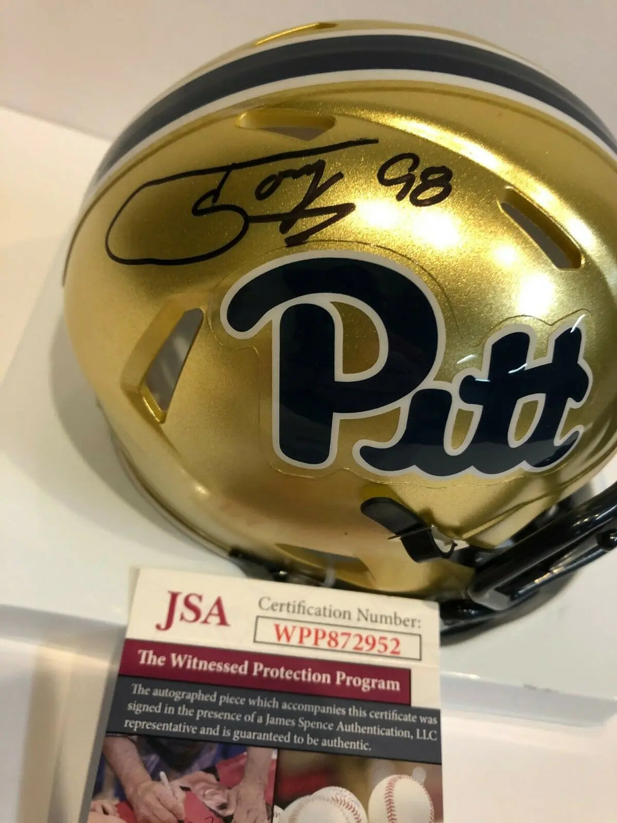 Sold at Auction: Tony Siragusa Autographed Baltimore Ravens Mini Helmet