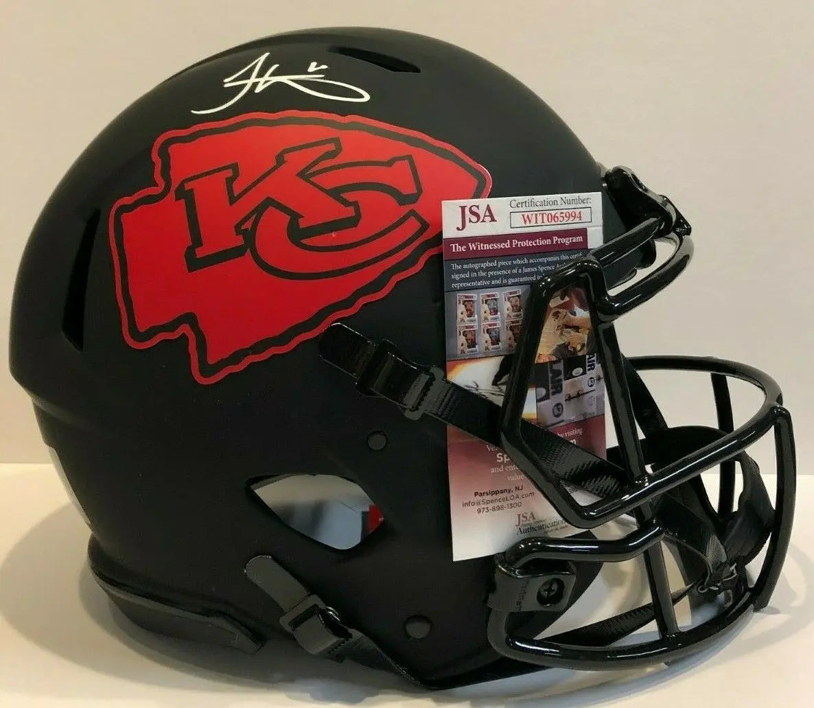 TYREEK HILL SIGNED KANSAS CITY CHIEFS FULL SIZE ECLIPSE HELMET JSA W/ –  Super Sports Center