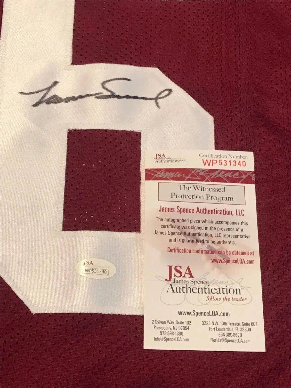 Minnesota Vikings Norm Snead Autographed Signed Jersey Jsa Coa – MVP  Authentics