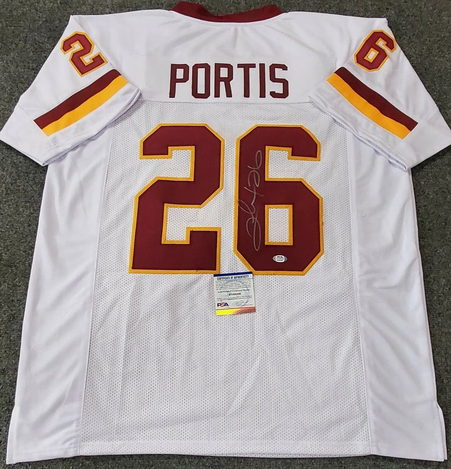 CLINTON PORTIS SIGNED REDSKINS CUSTOM JERSEY - JSA COA