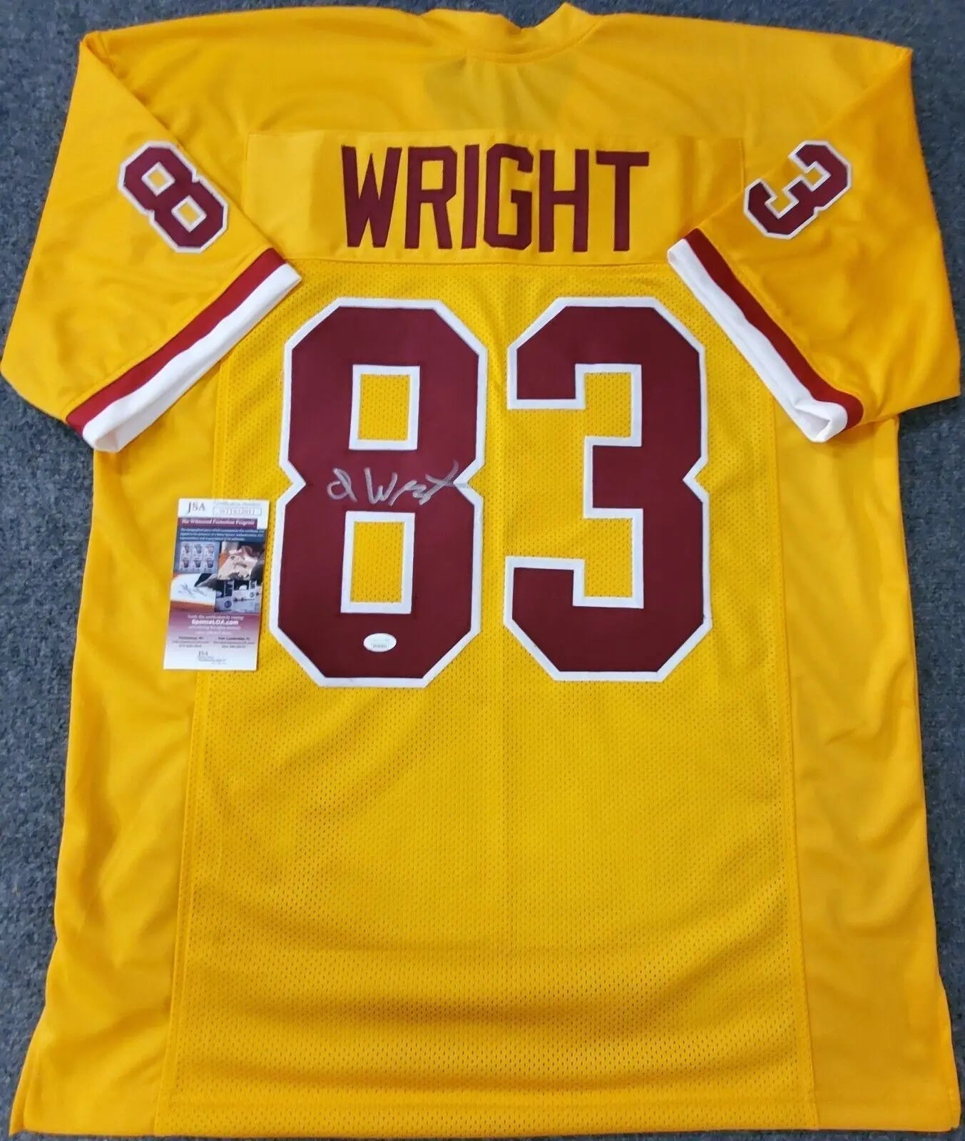 Washington Football Team Isaiah Wright Autographed Signed Jersey