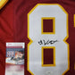 MVP Authentics Washington Football Team Isaiah Wright Autographed Signed Jersey Jsa Coa 107.10 sports jersey framing , jersey framing