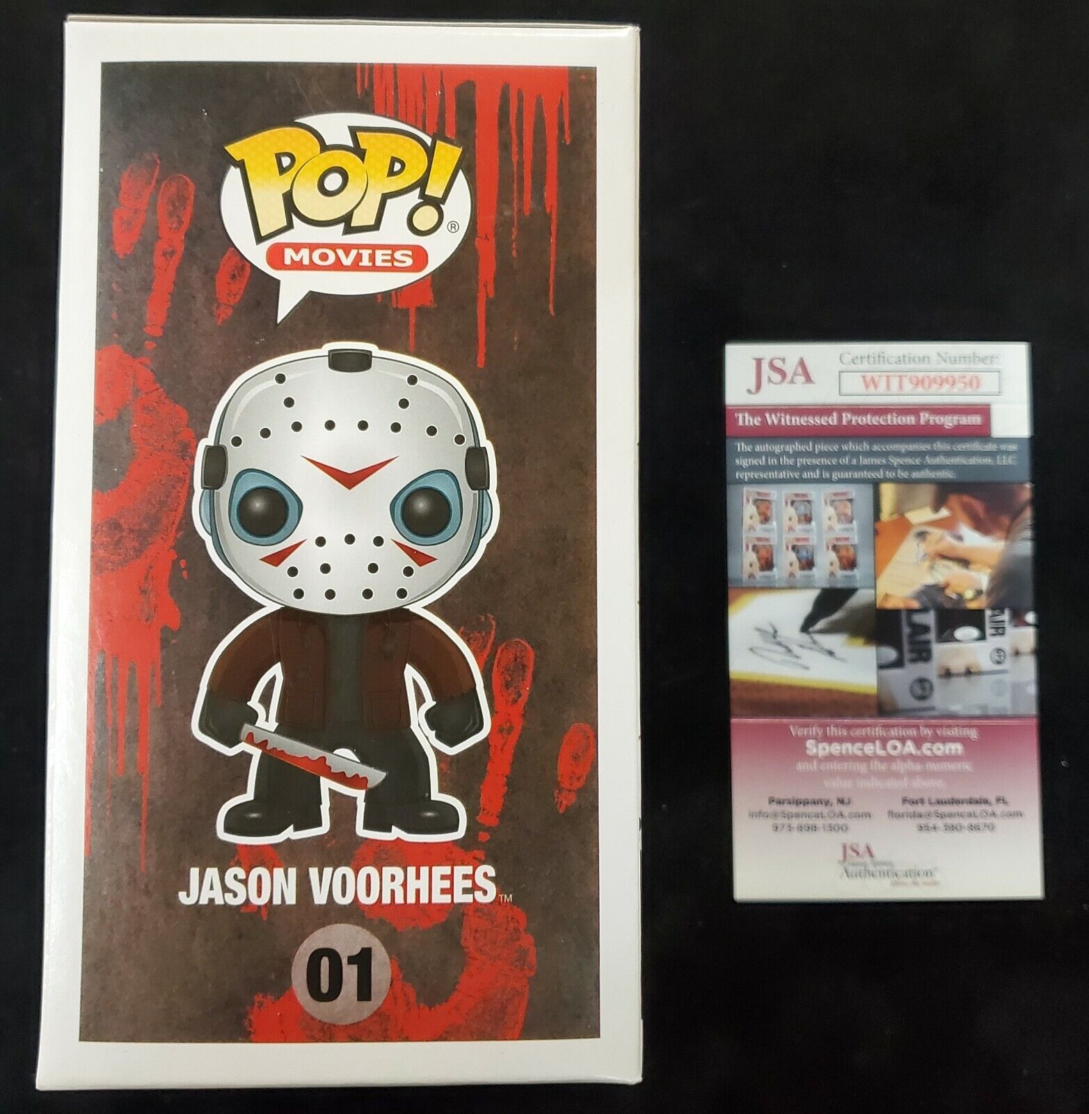 Ari Lehman Signed Insc Friday The 13Th Jason Voorhees Funko Pop Jsa Coa