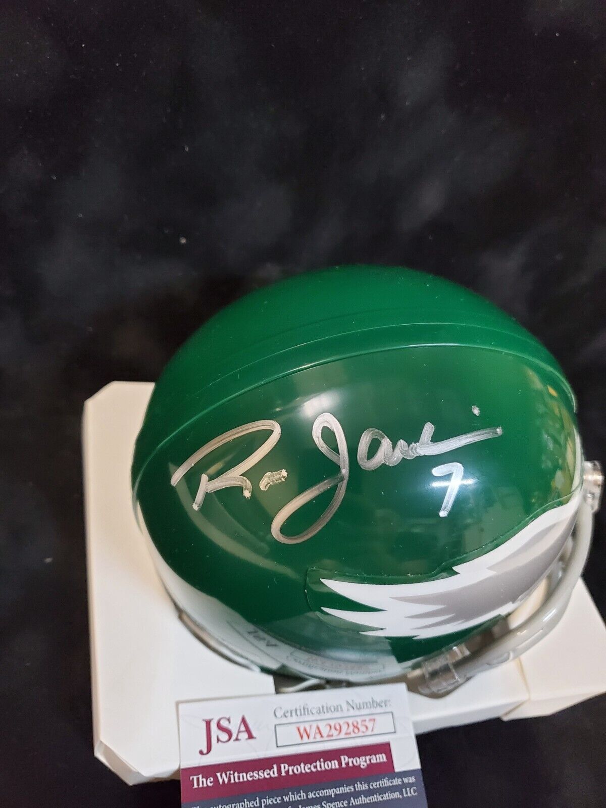 Ron Jaworski Signed Mini hotsell Helmet Authenticated