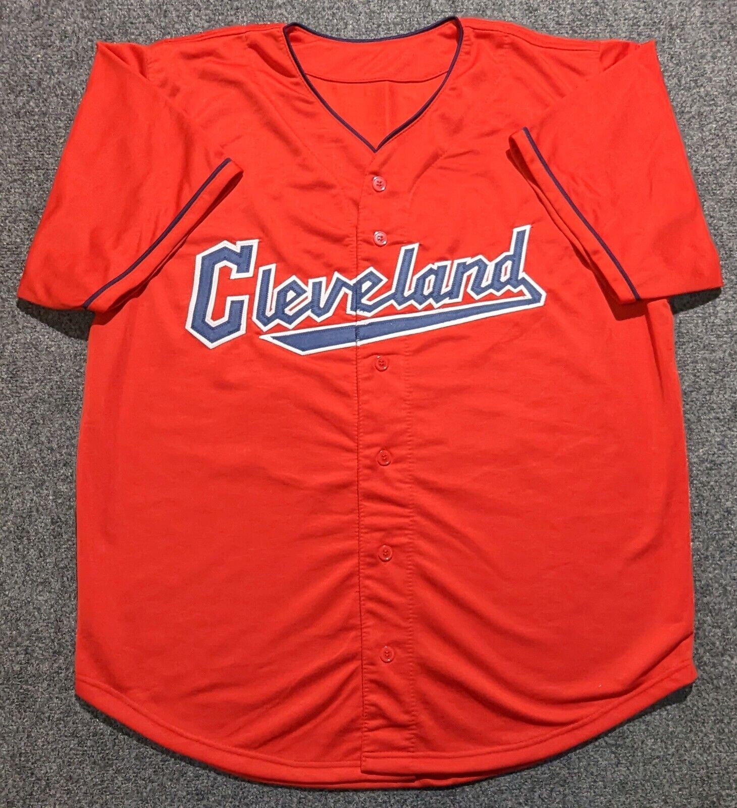 Cleveland Guardians Official Authentic Custom Jersey - White