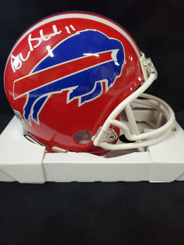 NFL, Other, Drew Bledsoe Signed Buffalo Bills Riddell Mini Helmet Coa