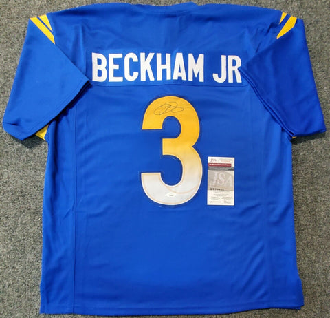 The Jersey Source Odell Beckham Jr Autographed Brown Pro Style Jersey- JSA Authenticated *1