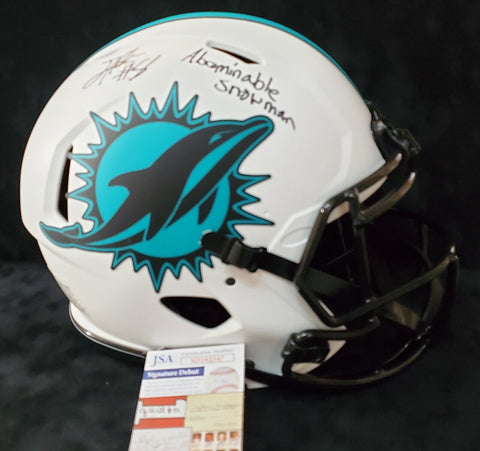 Miami Dolphins Jevon Holland Signed Full Size Speed Authentic Helmet Jsa Coa