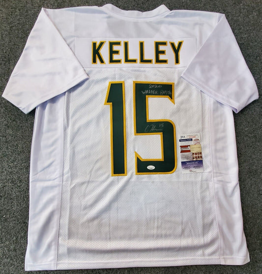 MVP Authentics Southeastern Louisiana Lions Cole Kelley Signed Inscribed Jersey Jsa Coa 103.50 sports jersey framing , jersey framing