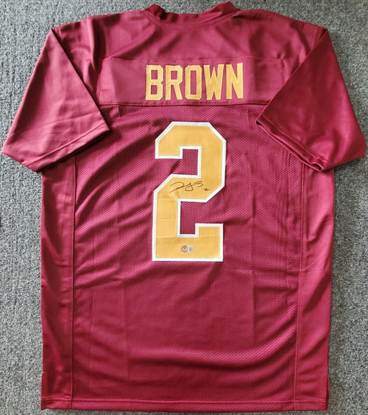 MVP Authentics Washington Football Team Dyami Brown Autographed Signed Jersey Beckett Holo 116.10 sports jersey framing , jersey framing