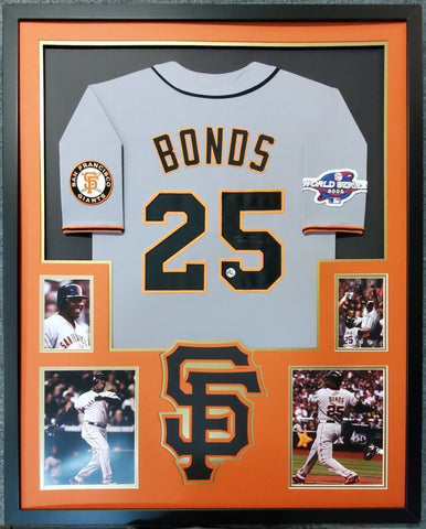Barry Bonds Game Issue Professional Model Signed Jersey – Home – All S
