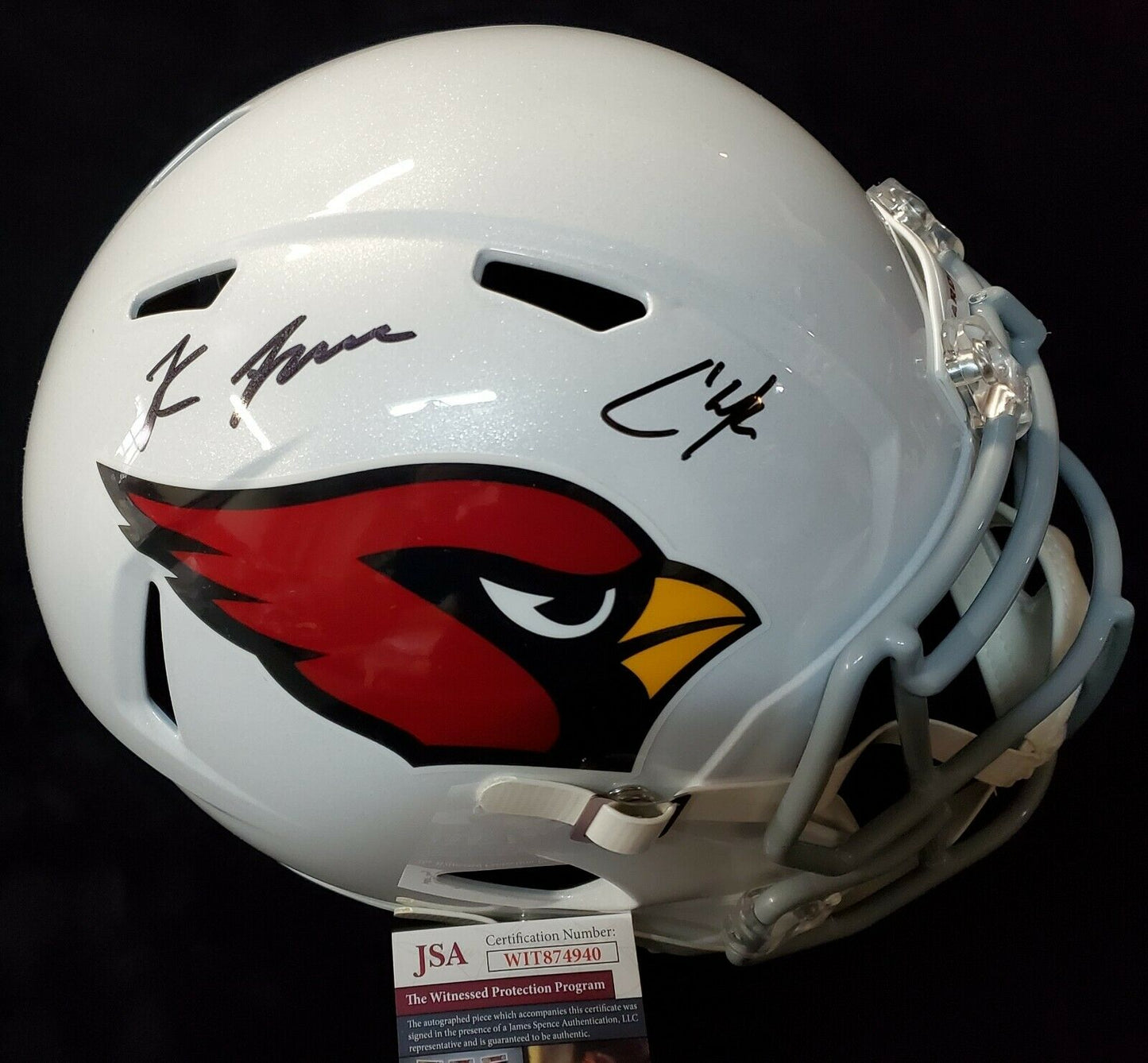 CHASE EDMONDS Signed Arizona Cardinals Custom Jersey (JSA Witness COA)