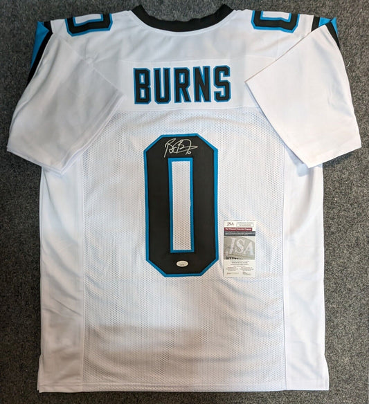 MVP Authentics Carolina Panthers Brian Burns Autographed Signed Jersey Jsa  Coa Number Zero 143.10 sports jersey framing , jersey framing