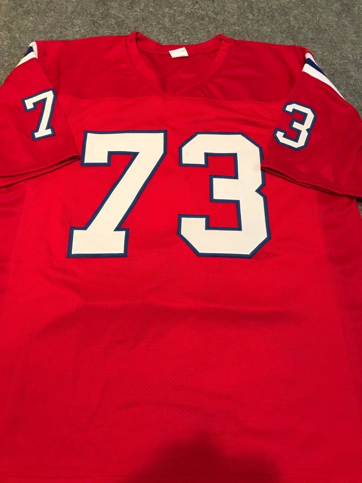 John hannah hot sale patriots jersey