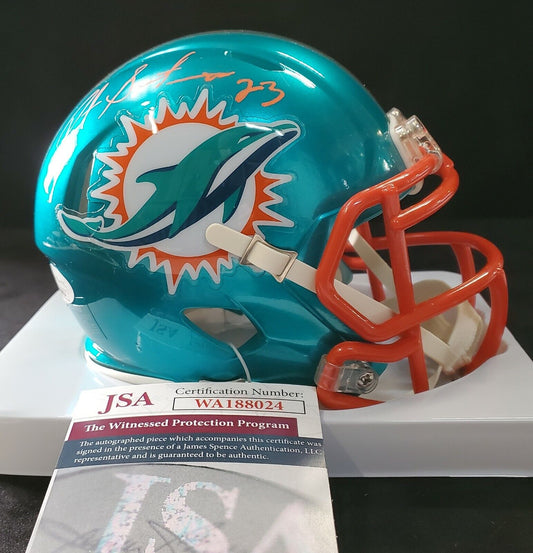 MVP Authentics Patrick Surtain Autographed Signed Miami Dolphins Flash Mini Helmet Jsa Coa 112.50 sports jersey framing , jersey framing