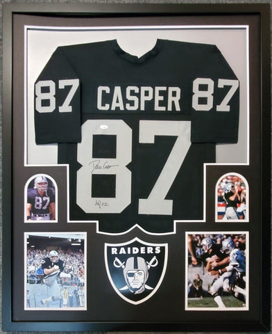 Dave Casper signed Oakland Raiders 11x14 photo W HOF Inscription 2 JSA  Witnessed