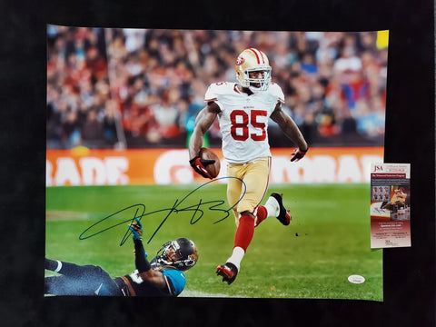 San Francisco 49Ers Vernon Davis Autographed Signed Jersey Jsa Coa – MVP  Authentics