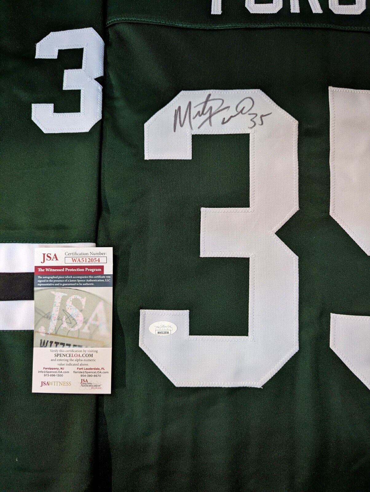 Selling Marty Turco Autographed/Signed Jersey JSA COA Dallas Stars