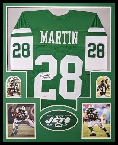 Curtis Martin Framed Jersey PSA/DNA Autographed Signed Pitt Panthers