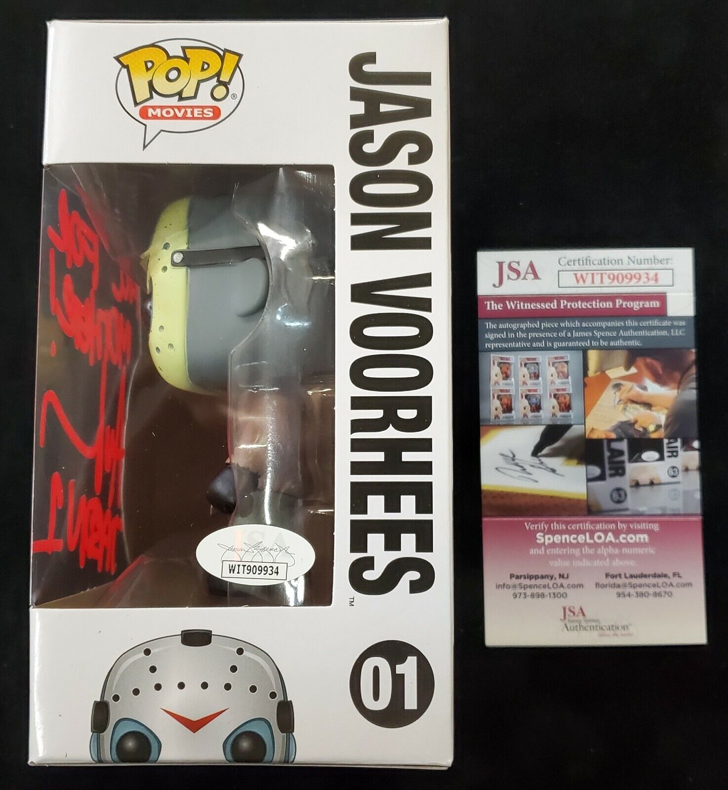 ARI LEHMAN Autographed Vinyl Sugar DORBZ shops 057 Jason Voorhees Friday The 13th AUTO