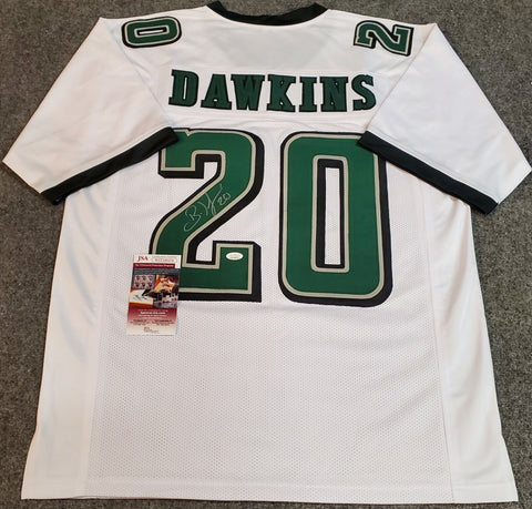 BRIAN DAWKINS Denver Broncos #20 Signed On Field Jersey - Autographed w/  JSA COA