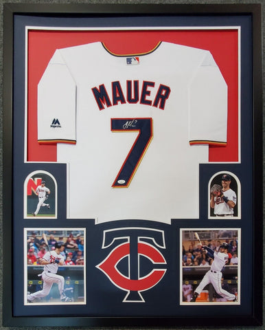 JOE MAUER SIGNED AUTOGRAPHED TRUE FAN OFFICIAL BASEBALL JERSEY