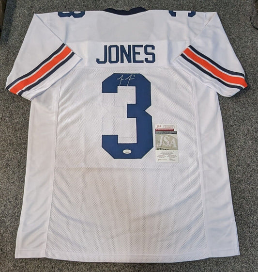 MVP Authentics Auburn Tigers Jonathan Jones Autographed Signed Jersey Jsa Coa 108 sports jersey framing , jersey framing