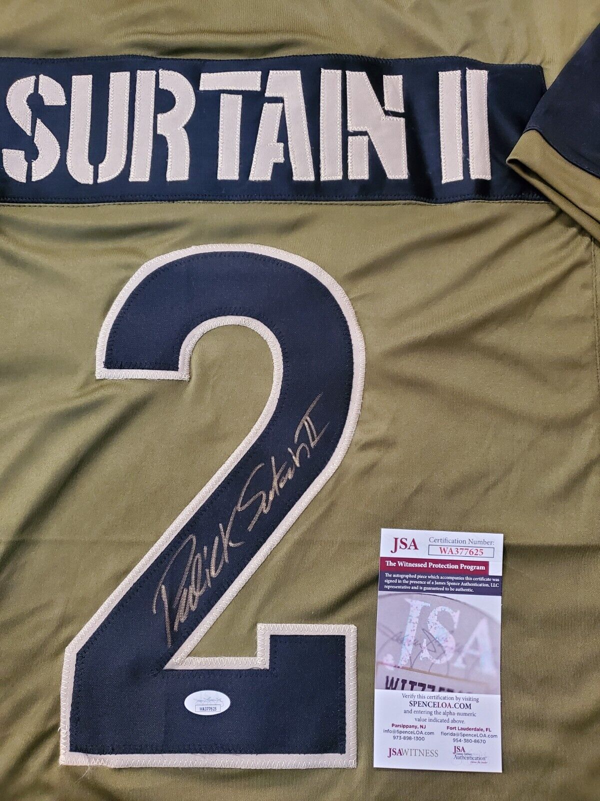 Patrick Surtain II Autographed Denver Broncos Jersey