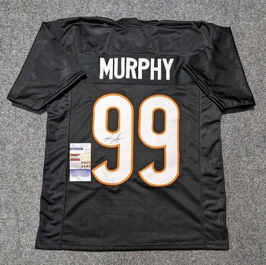 MVP Authentics Cincinnati Bengals Myles Murphy Autographed Signed Jersey Jsa Coa 144 sports jersey framing , jersey framing