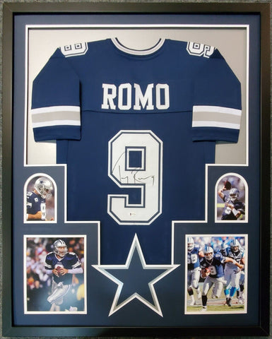 Tony Romo Dallas Cowboys Signed Autographed White #9 Custom Jersey Beckett  Witness COA at 's Sports Collectibles Store