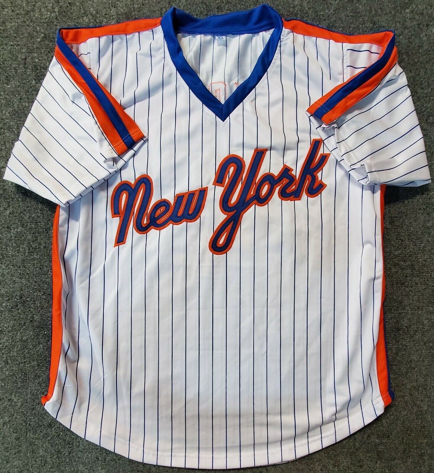 New York Mets Lenny Dykstra Autographed Signed Custom Jersey Jsa Coa