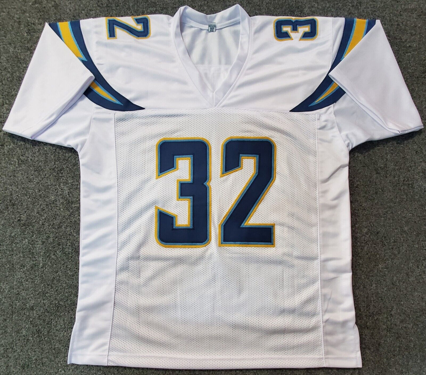 MVP Authentics San Diego Chargers Eric Weddle Autographed Signed Jersey Jsa Coa 153 sports jersey framing , jersey framing