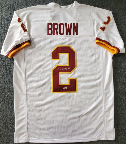 MVP Authentics Washington Football Team Dyami Brown Autographed Signed Jersey Beckett Holo 116.10 sports jersey framing , jersey framing