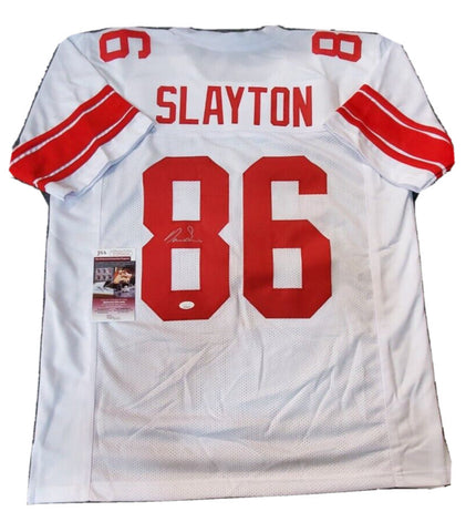 Darius Slayton Autographed Blue New York Giants Custom Jersey - JSA