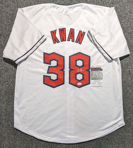 Steven Kwan Cleveland Indians Signed Autographed Red #38 Custom