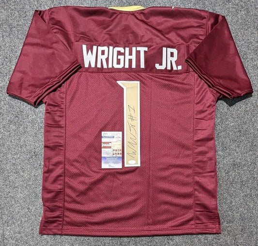 MVP Authentics Florida State Seminoles Winston Wright Jr Autographed Signed Jersey Jsa Coa 108 sports jersey framing , jersey framing