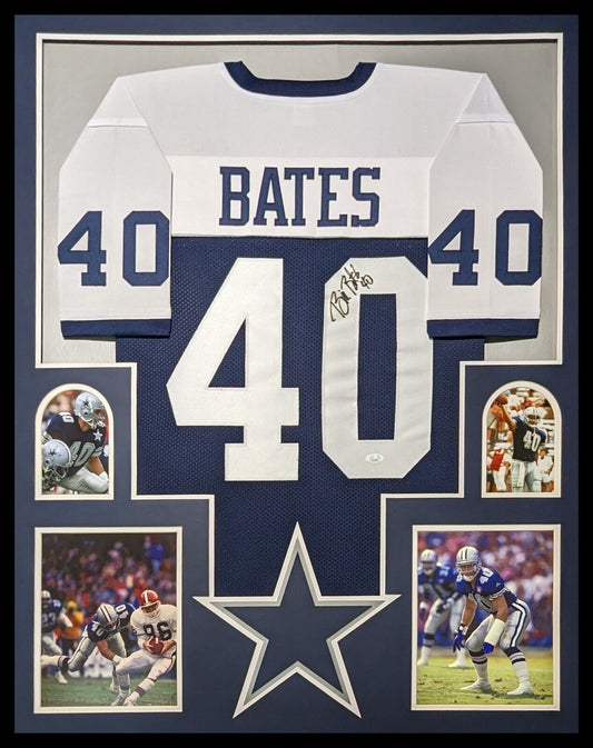 MVP Authentics Framed Dallas Cowboys Bill Bates Autographed Signed Jersey Jsa Coa 337.50 sports jersey framing , jersey framing