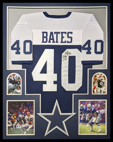 Framed Dallas Cowboys Bill Bates Autographed Signed Jersey Jsa Coa – MVP  Authentics