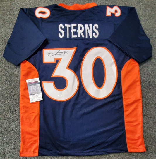 MVP Authentics Denver Broncos Caden Sterns Autographed Signed Jersey Jsa  Coa 90 sports jersey framing , jersey framing