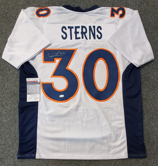 MVP Authentics Denver Broncos Caden Sterns Autographed Signed Jersey Jsa  Coa 90 sports jersey framing , jersey framing