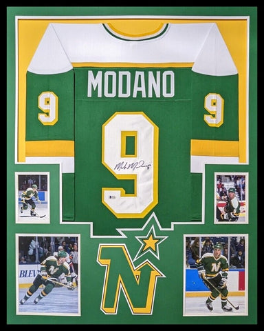 Mike Modano Autographed Hand Signed Custom Minnesota North Stars Jersey -  JSA COA at 's Sports Collectibles Store