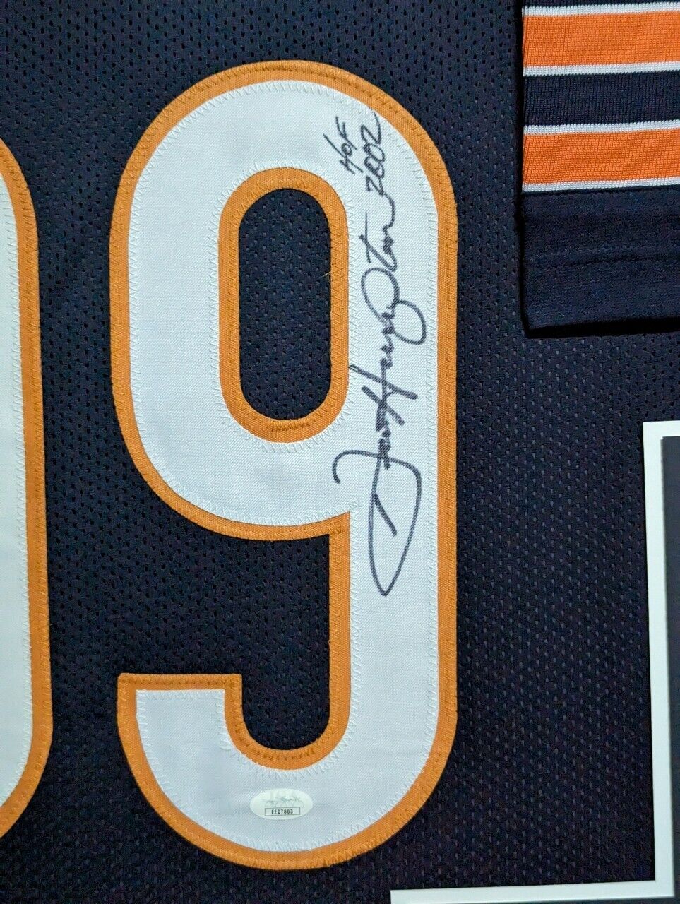 MVP Authentics Framed Dan Hampton Autographed Signed Inscribed Chicago Bears Jersey Jsa Coa 450 sports jersey framing , jersey framing