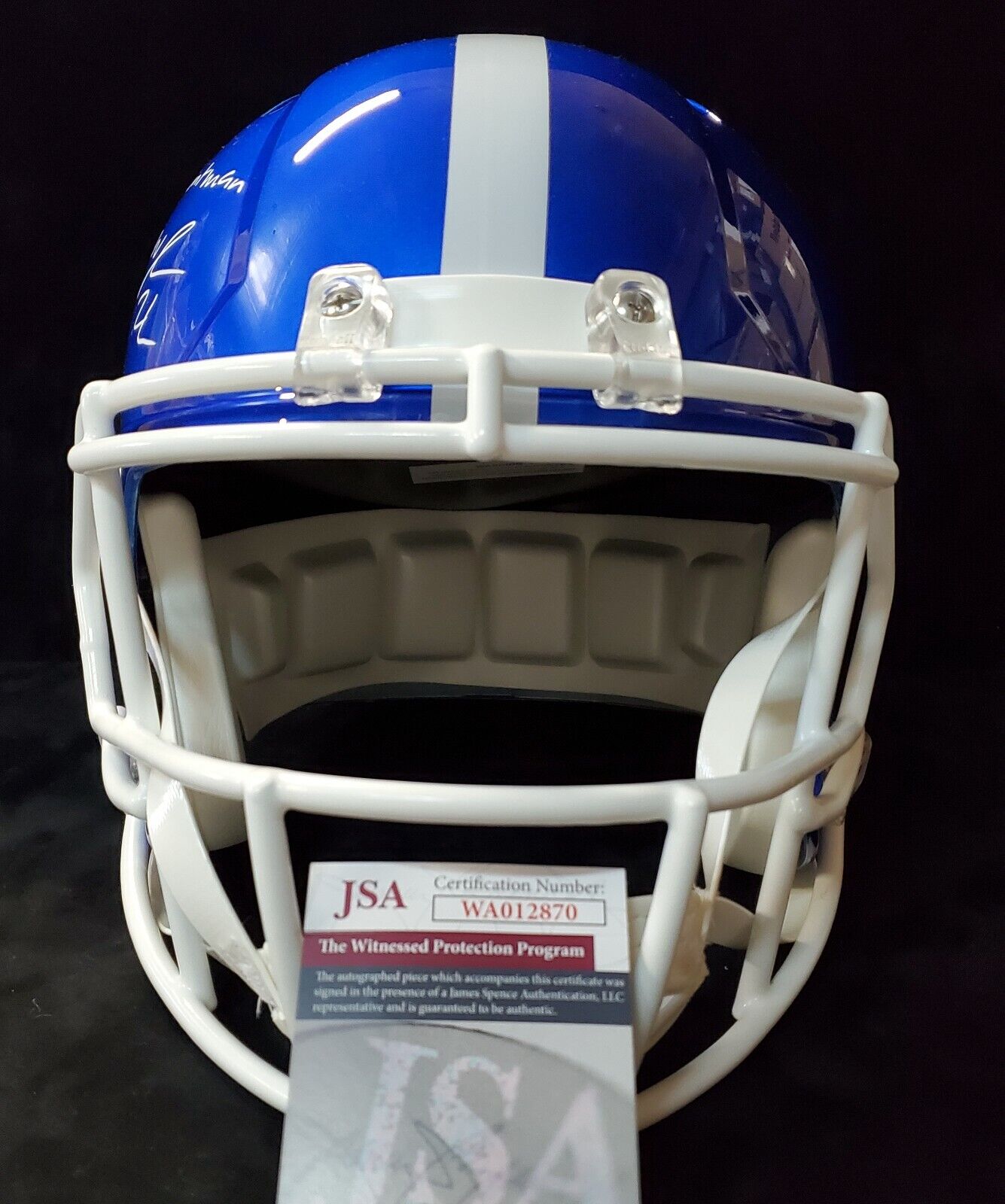 Darius Leonard Autographed Indianapolis Colts Speed Mini Helmet- JSA W –  The Jersey Source