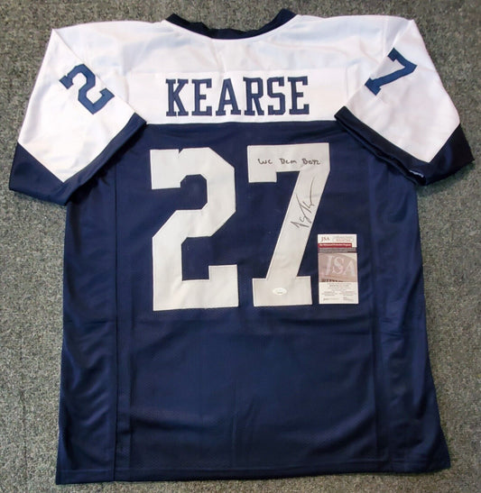 MVP Authentics Dallas Cowboys Jayron Kearse Autographed Signed Inscribed Jersey Jsa Coa 99 sports jersey framing , jersey framing