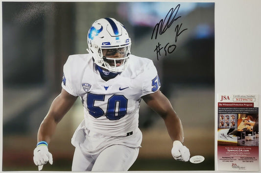 MVP Authentics Buffalo Bulls Malcom Koonce Autographed Signed 11X14 Photo Jsa  Coa 63 sports jersey framing , jersey framing